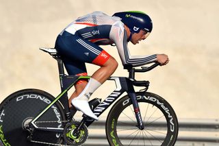 Alex Dowsett in the elite men's TT at the 2016 World Road Championships