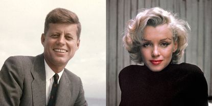 John F. Kennedy with Marilyn Monroe