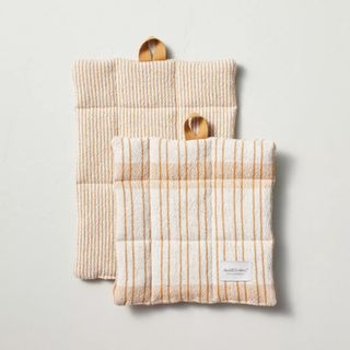 Plaid & Stripe Potholder Set from Hearth & Hand with Magnolia