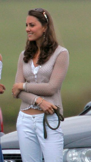 Kate Middleton watch Prince Harry and Prince William play in a charity polo match