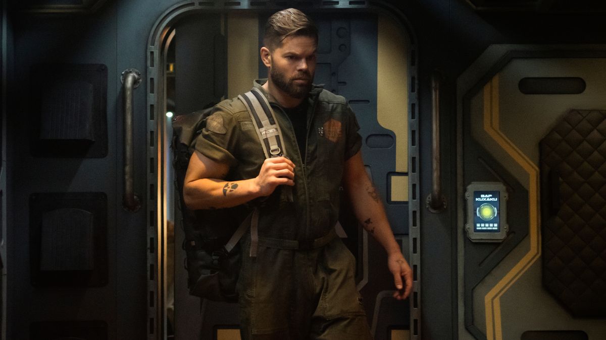 Wes Chatham as Amos Burton in Season 5 of "The Expanse" on Amazon Prime Video.