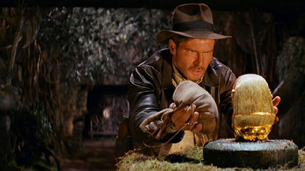 Harrison Ford as Indiana Jones in Raiders of the Lost Ark
