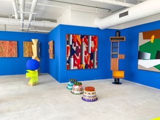 Installation view of Unique Design X Group show in Miami