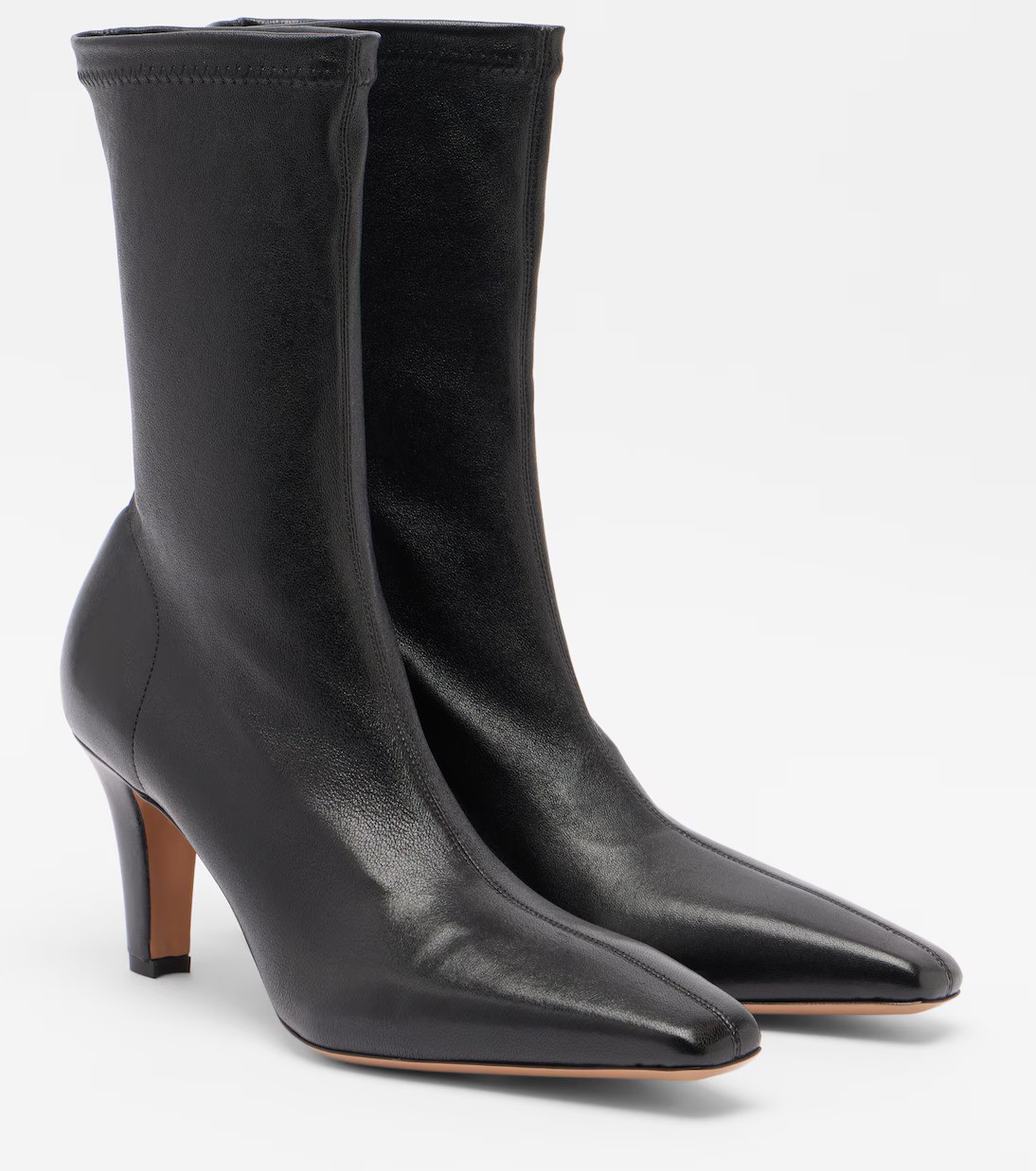 Paris Texas, Belle 75 Leather Ankle Boots