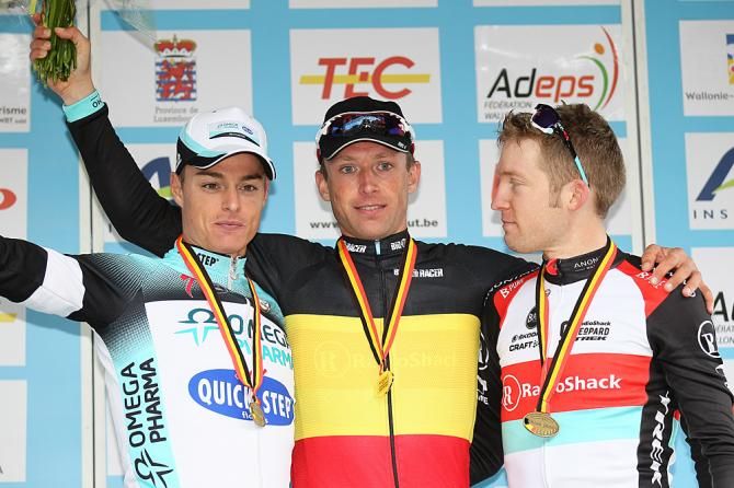 Gianni Meersman, Stijn Devolder and Jan Bakelandts