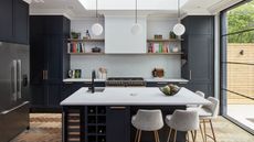 Square kitchen island ideas