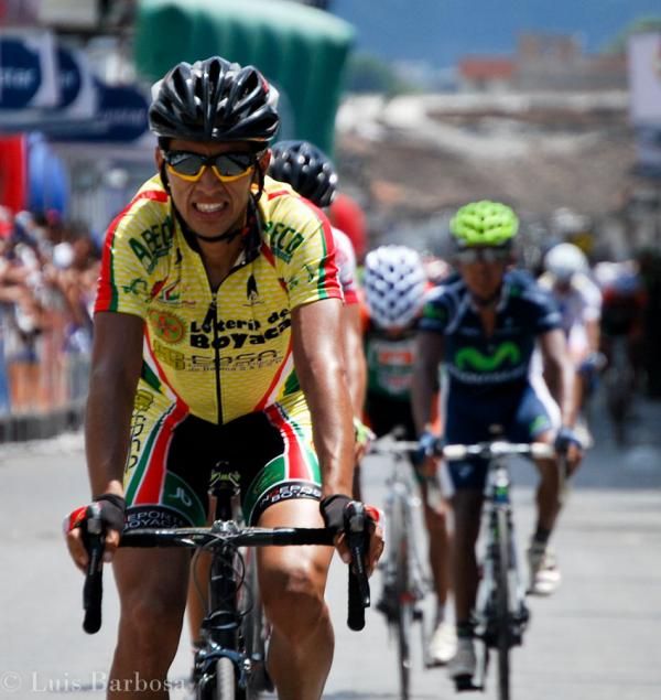 Edgar Fonseca (Loteria Empresa De Energia De Boyaca) crosses the finish line in 5th position