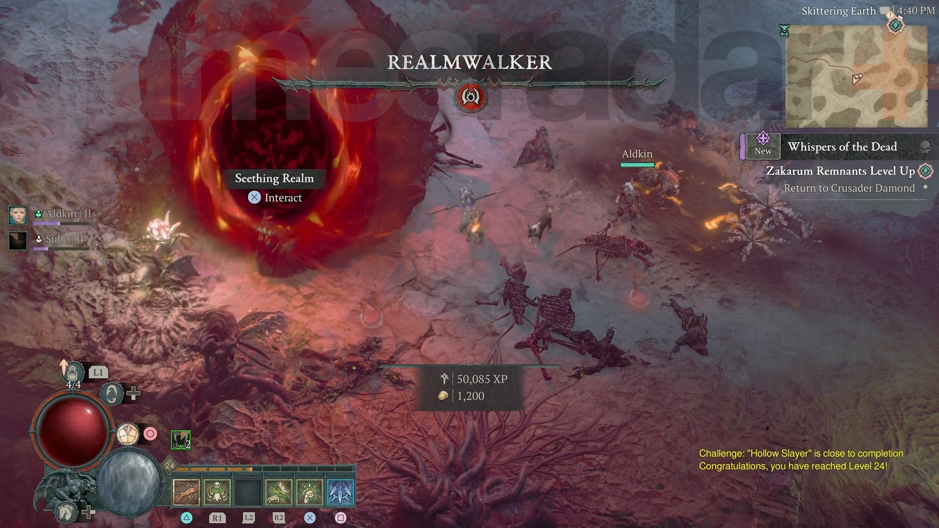 Cómo derrotar a Diablo 4 Realmwalkers y completar Seething Realms