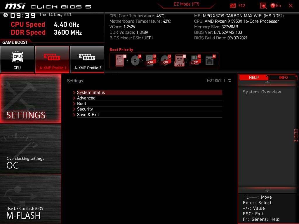 MSI X570S Carbon EK X