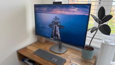 The HP OmniStudio X on a desk