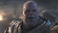 Thanos looking surprised in Avengers: Endgame