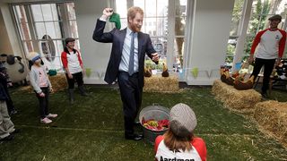 British country sports: Prince Harry Welly Wanging