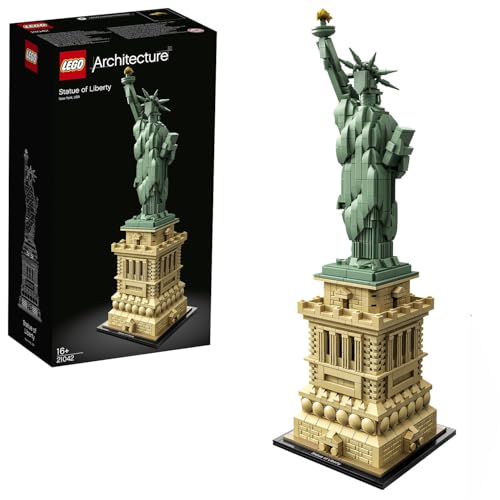 Lego Architecture Statue of Liberty Model Kit for Adults to Build, Collectable New York Souvenir Building Set, Gift Idea for Women, Men, Her or Him, Home Decor, Creative Activity 21042