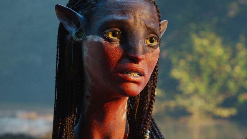 Neytiri (Zoe Salda&ntilde;a) in 20th Century Studios' AVATAR: FIRE AND ASH.