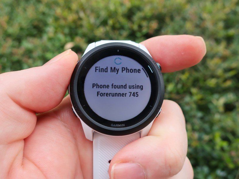 Garmin 745 Find My Phone 1