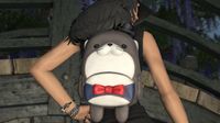 The Senor Otter backpack in Final Fantasy 14.