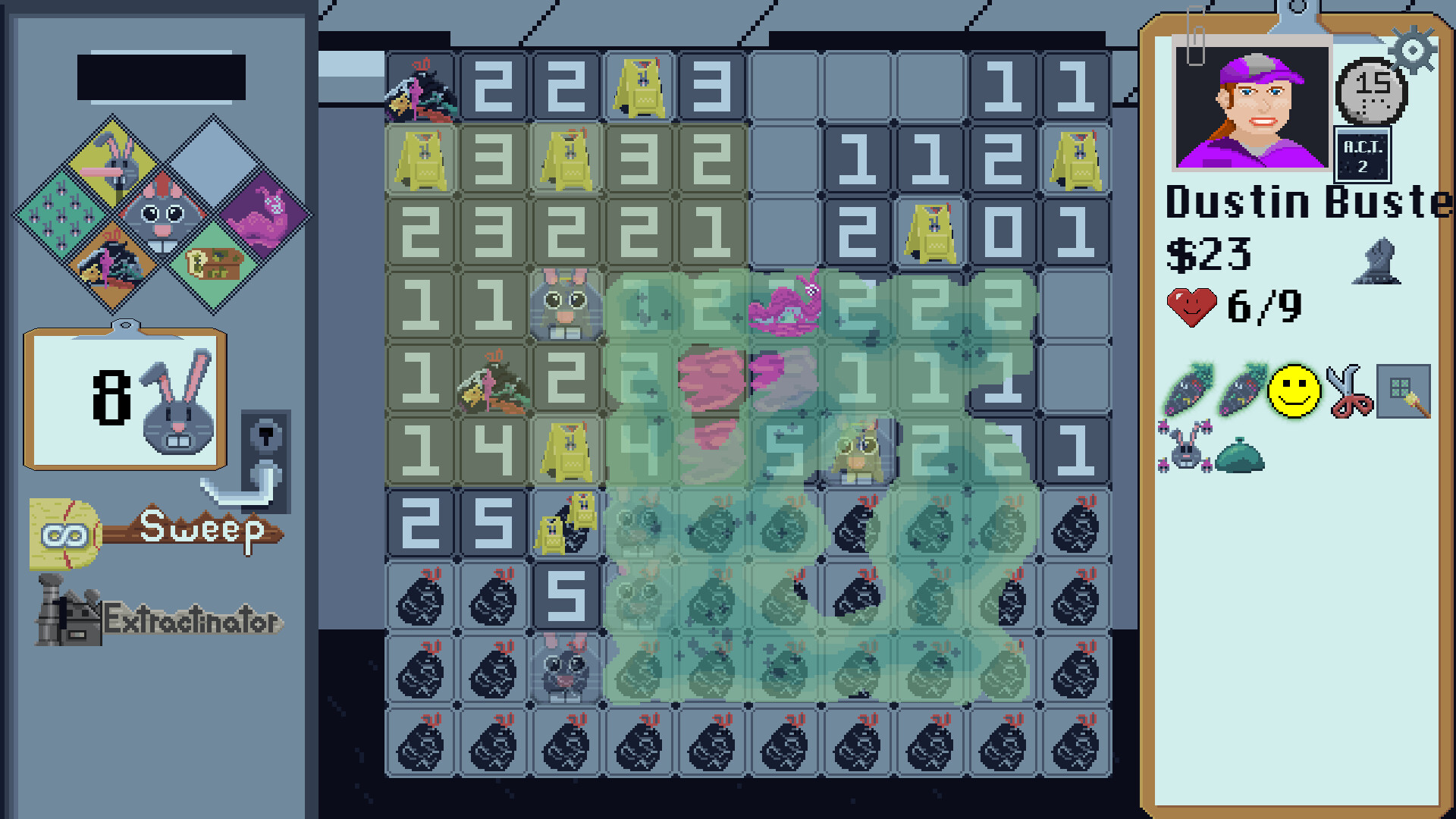 This Minesweeper roguelike is a chaotic corporate nightmare, and I love it