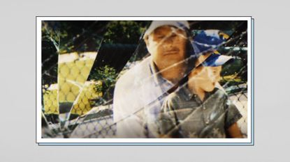 an old shot of anthony and his father burt templet from i just killed my dad, netflix's new true crime docu-series
