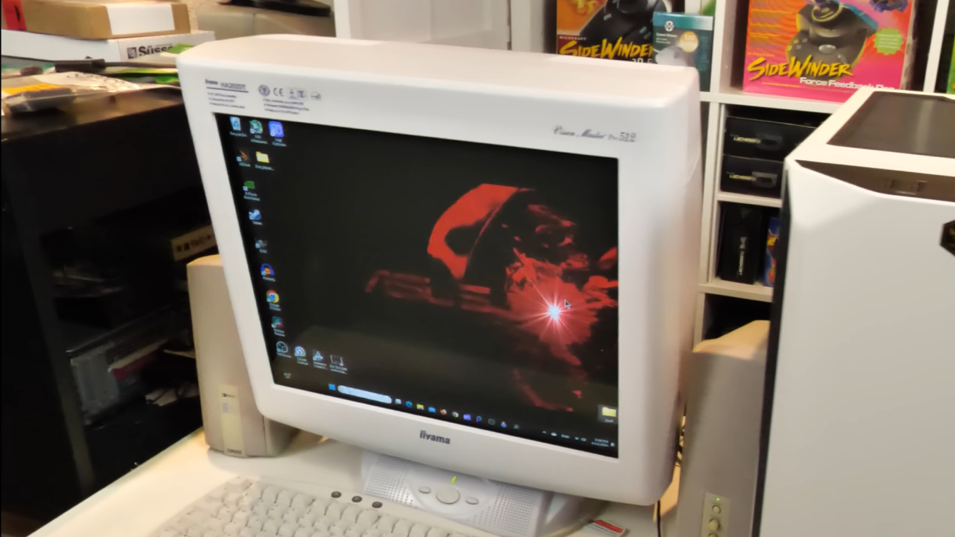 This is not a typo: The world's fastest gaming monitor may well be this ancient IIyama CRT unit, pushed to 700 Hz at a glorious 120p resolution 