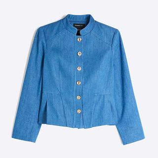 Peplum Denim Jacket