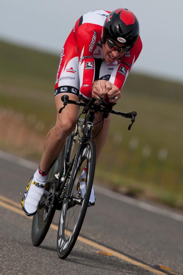 Jeremy Vennell (Bissell Pro Cycling) posted the winning time of 24:47 over the 12 mile course.