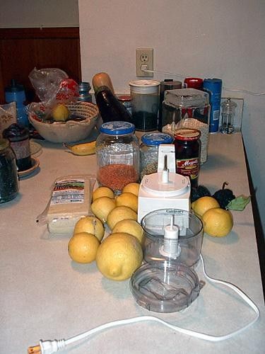 'Still life with food processor,'