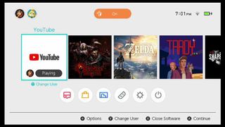 Restrict YouTube content on Switch by showing Switch Home Screen