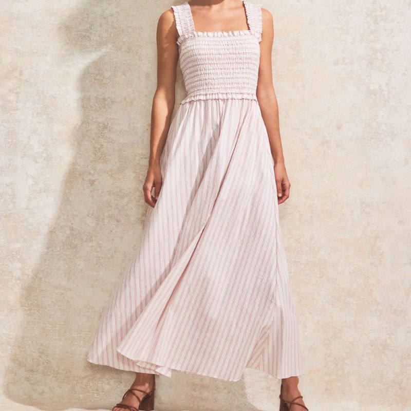 striped summer dress