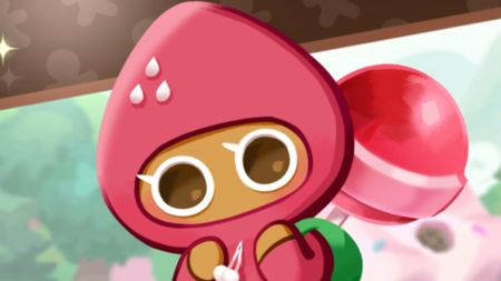 An image of Strawberry Cookie from Cookie Run Kingdom.
