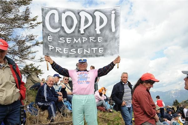 The Tifosi at the Giro d'Italia always remember Coppi