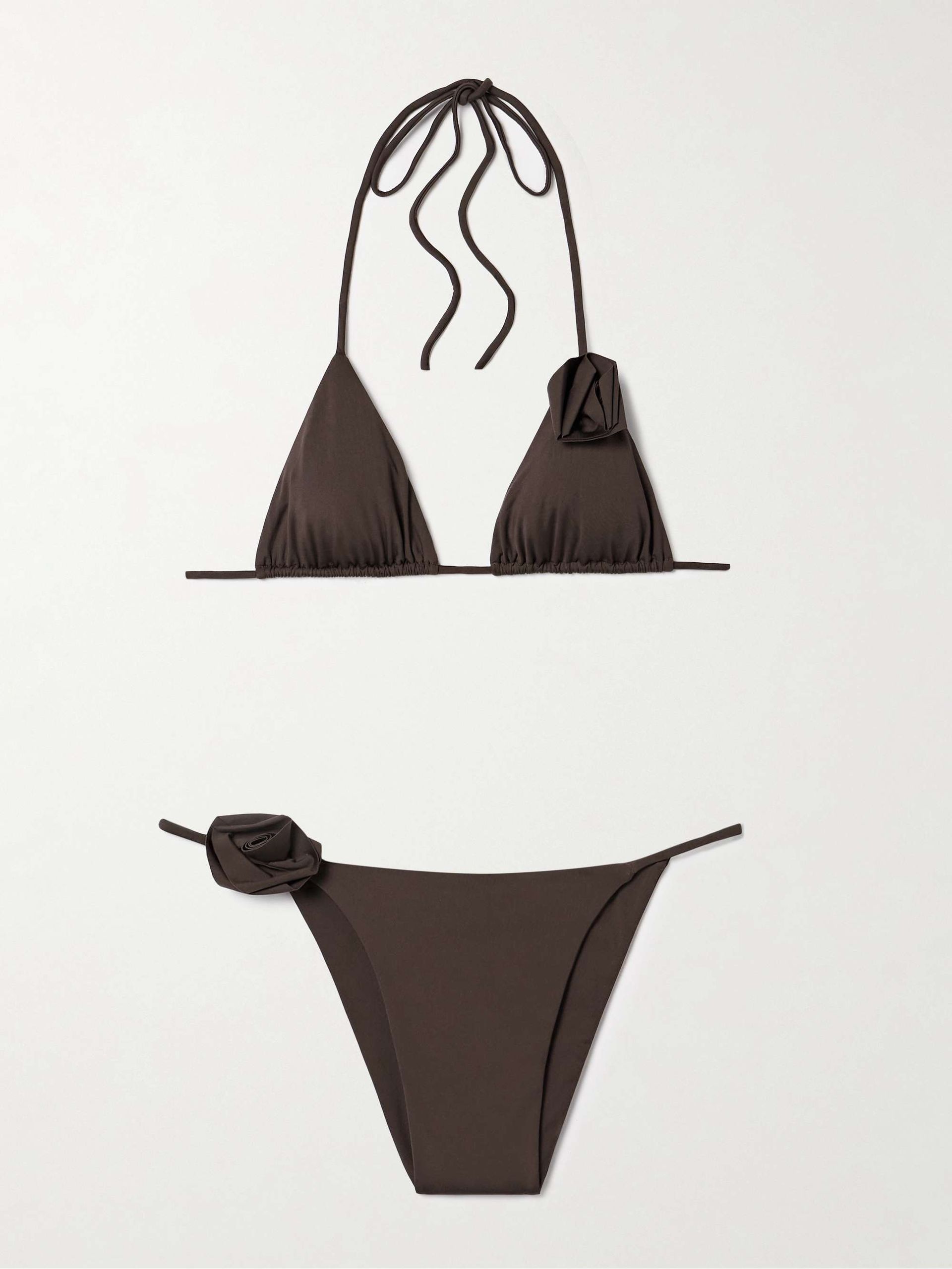 Gola Appliquéd Triangle Halterneck Bikini
