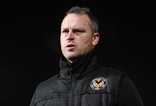 Newport manager Michael Flynn