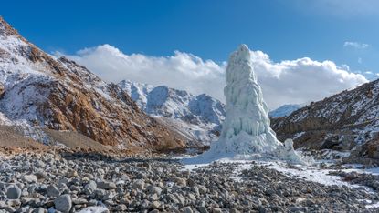 ice stupas