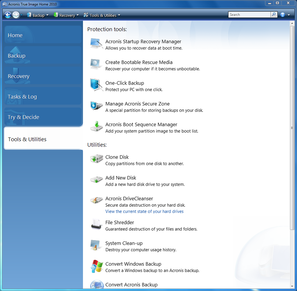 is acronis true image home 2010 compatible with windows 10