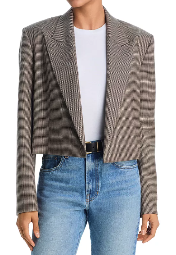 A.L.C., Cass Cropped Peak Lapel Jacket