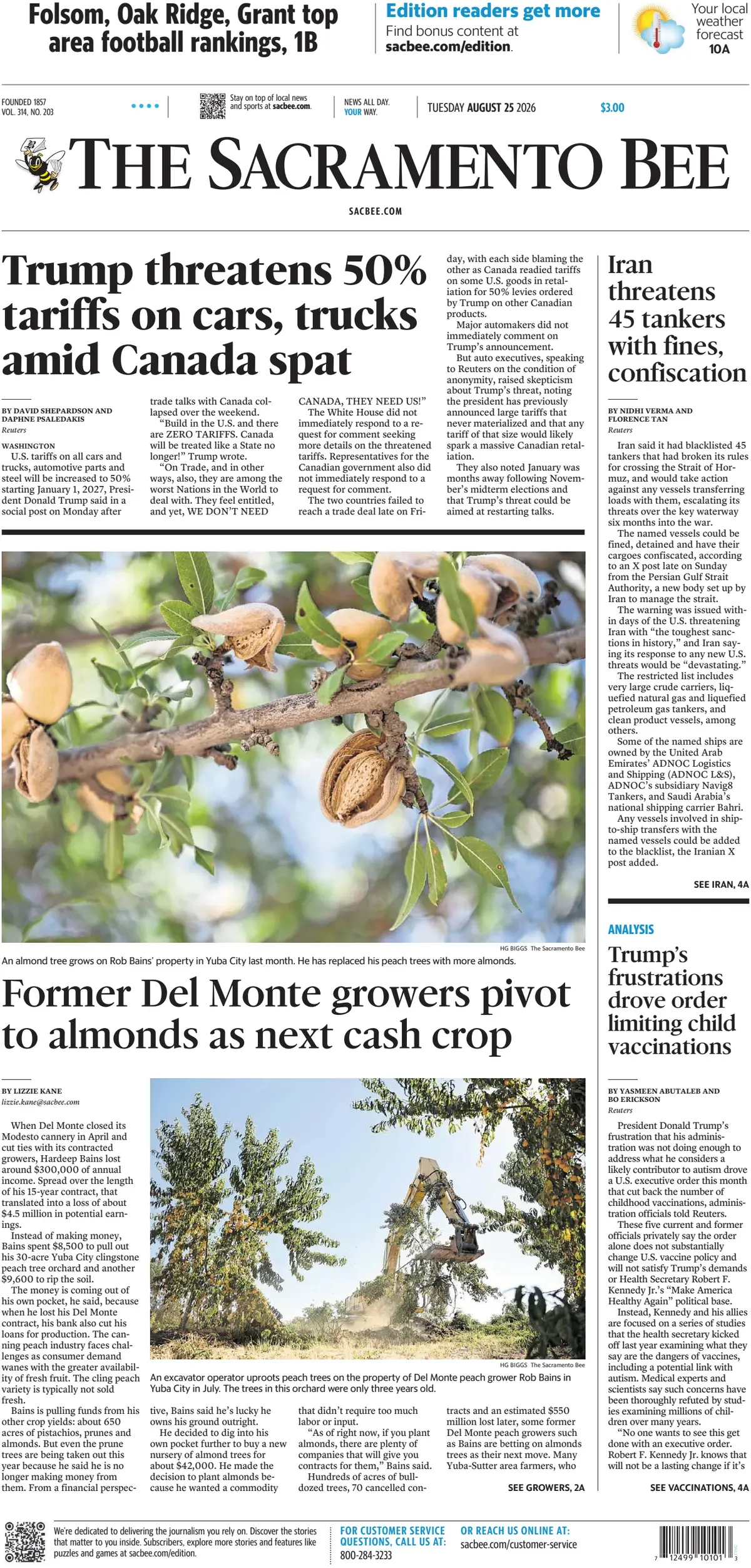 The Sacramento Bee