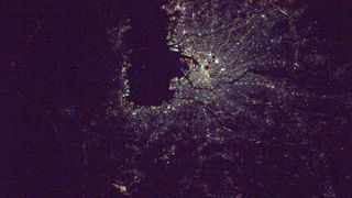 Astronaut Koichi Wakata of the Japan Aerospace Exploration Agency snapped this image of Tokyo, Japan on Dec. 25, 2022, a view of his home country for Christmas.