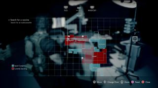 Resident Evil 3 Nurses Station safe code map
