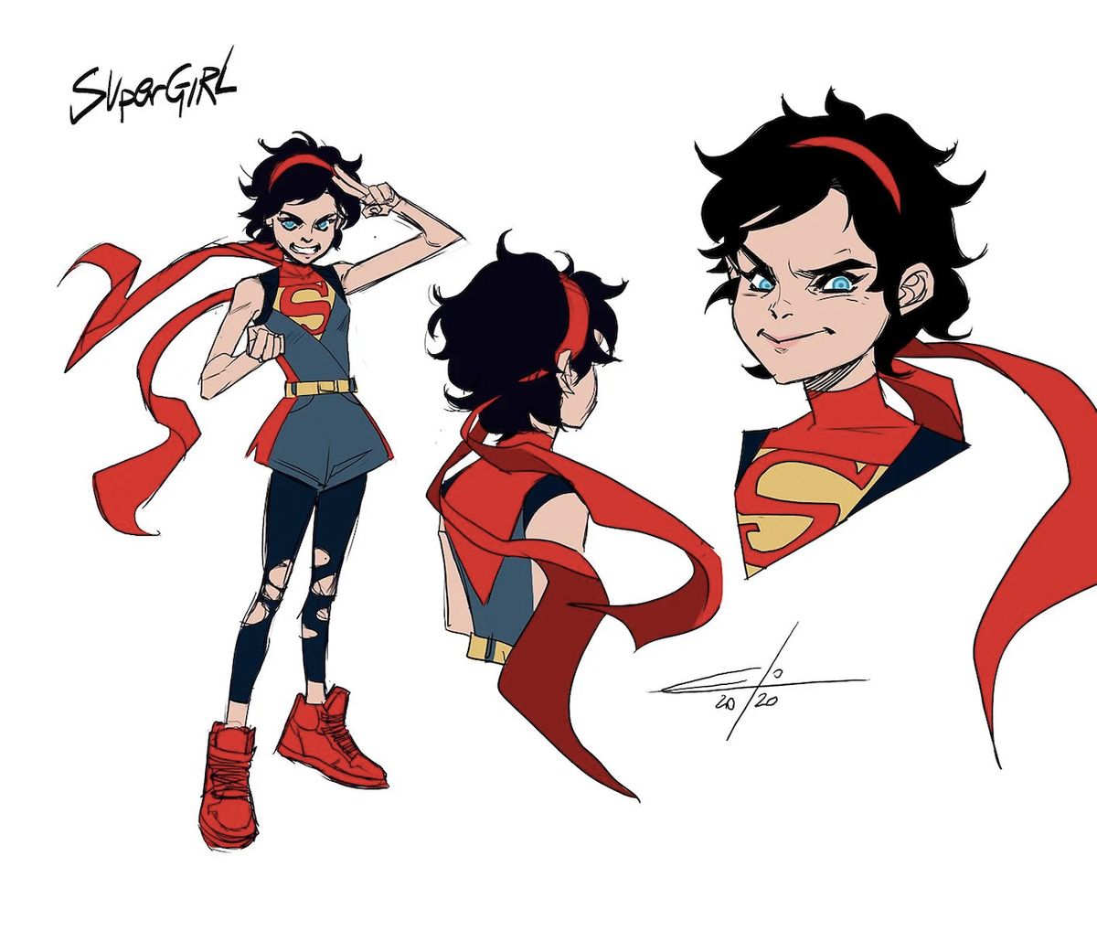 Teen Justice character designs by Eleonora Carlini