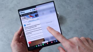 A photo of the Samsung Galaxy Z Fold 6