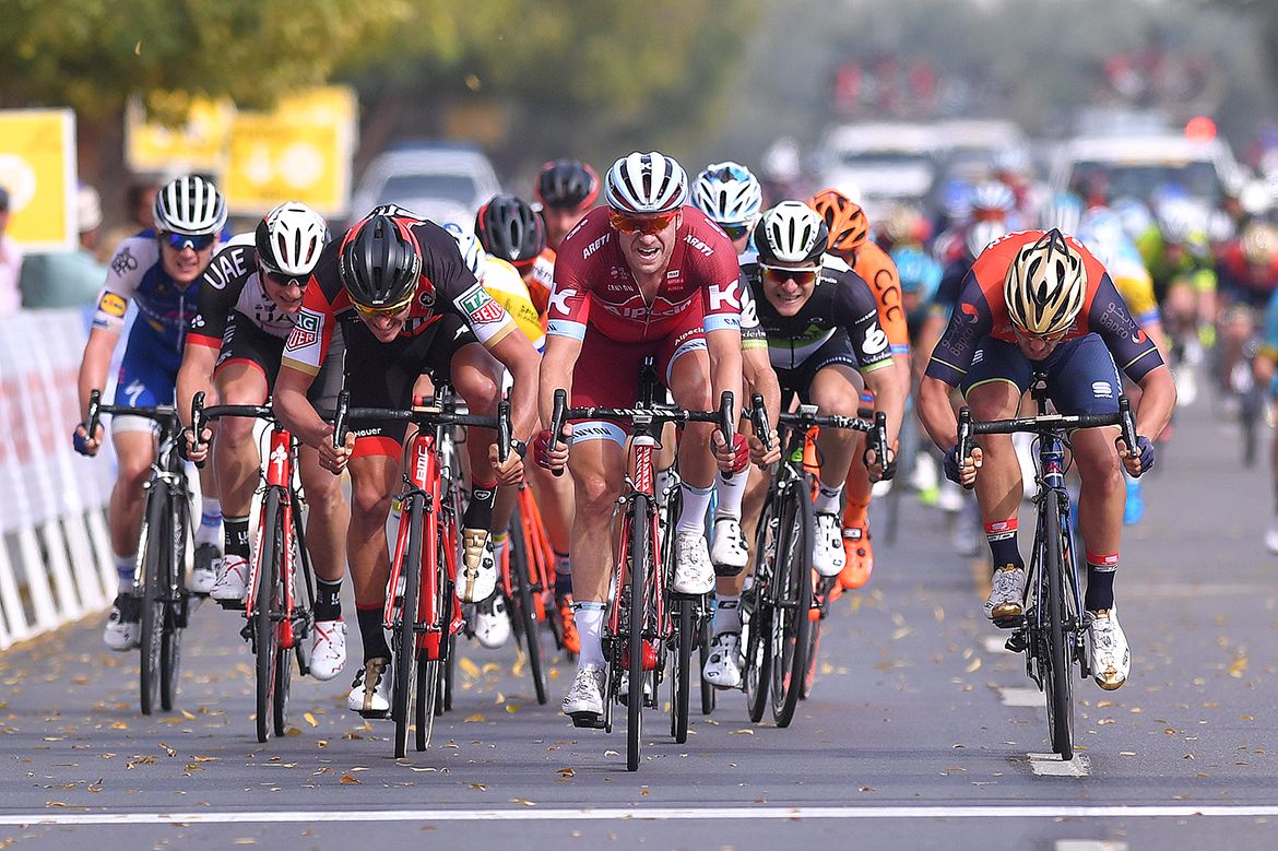 Alexander Kristoff calm and collected in the sprint