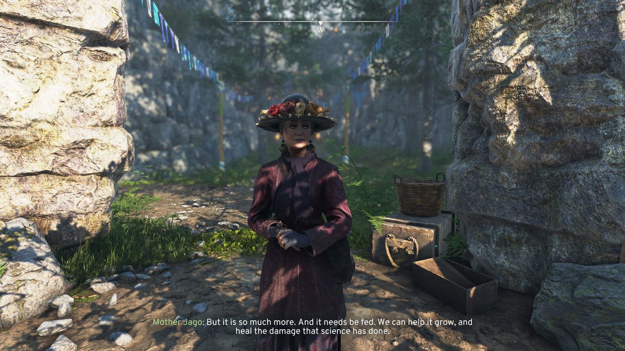 Atomfall endings -Jago outside the speaking cave