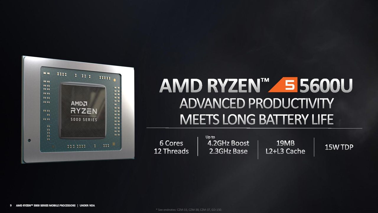 AMD Ryzen 5000 Mobile Ultrathin Benchmarks