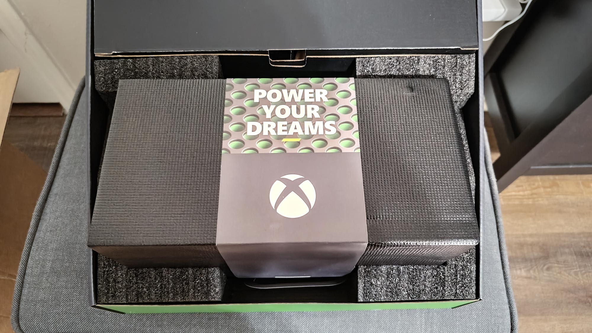 Unboxing a refurbished Xbox Series X from Microsoft