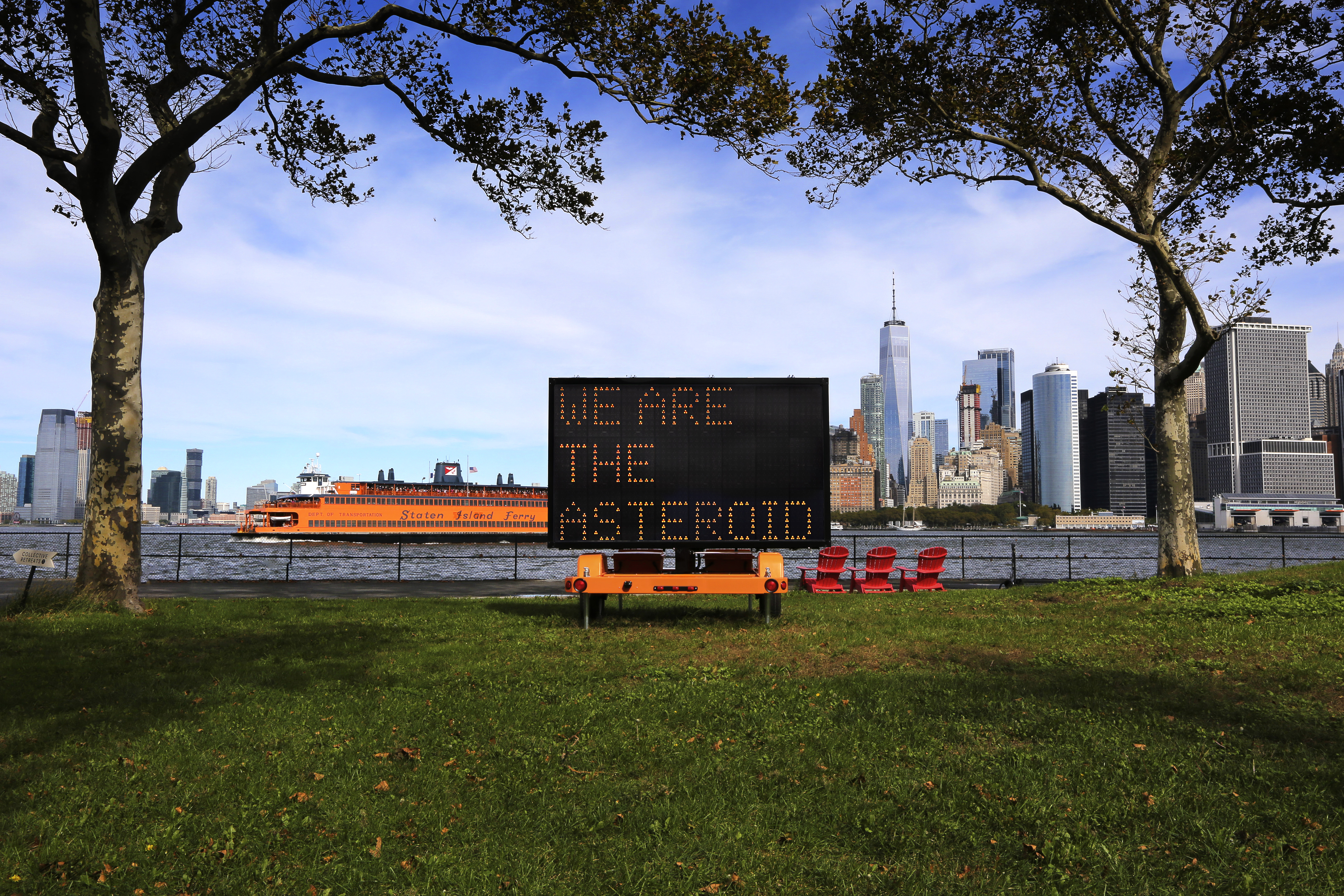 It&#039;s Not Easy Being Green exhibition image, produced by Artichoke