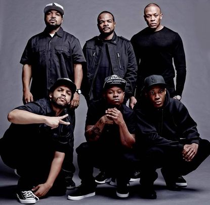 The cast of "Straight Outta Compton."