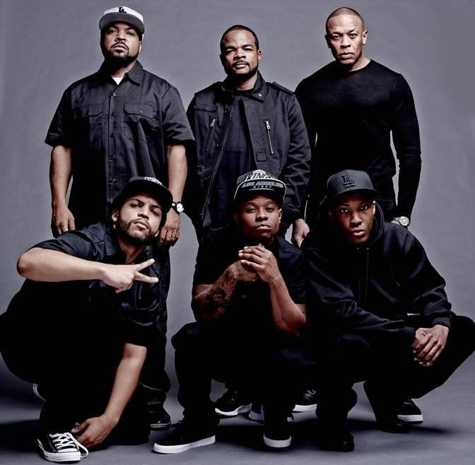 The cast of &amp;quot;Straight Outta Compton.&amp;quot;