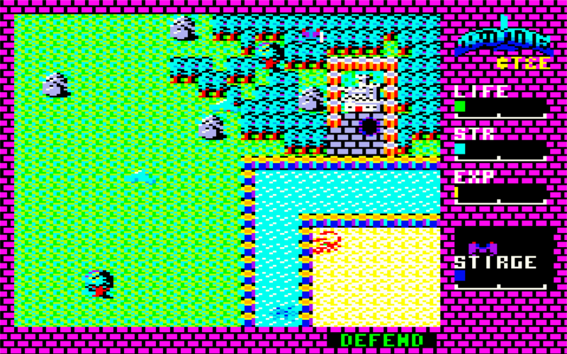 Hydlide, a classic PC JRPG