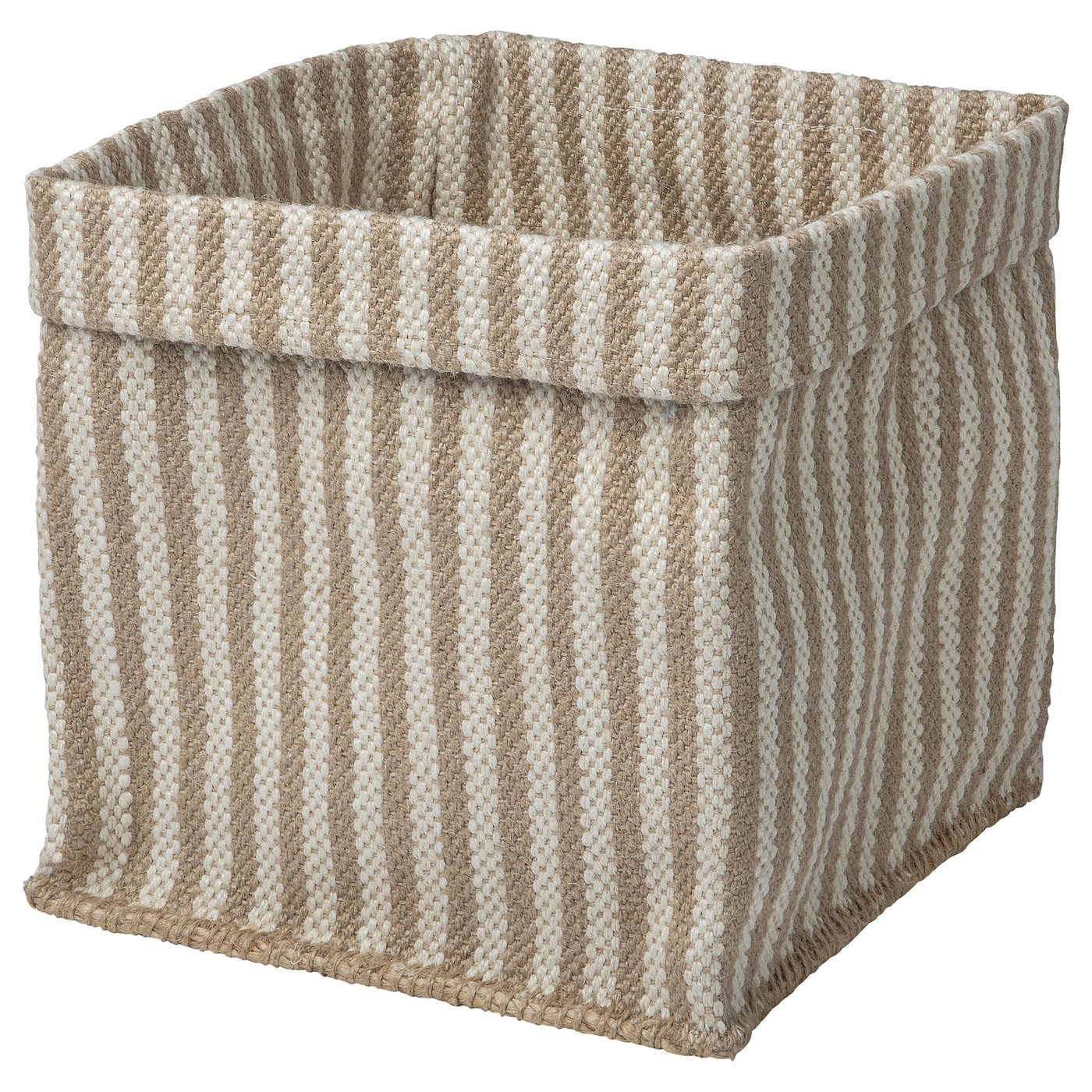 MÄvinn Basket - Beige/jute Handmade 30x30x35 Cm