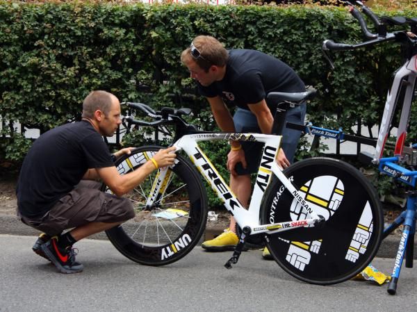 Mechanics work out some last minute bugs.